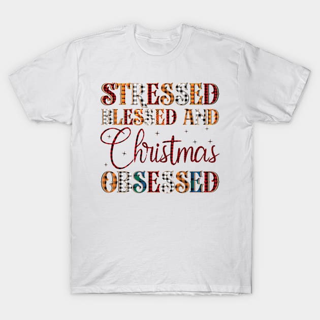 Retro Christmas T-Shirt by QuirkyWay